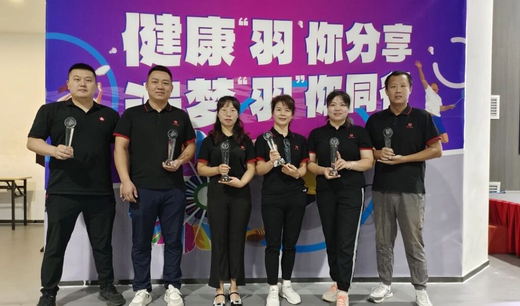 健康“羽”你分享,追梦“羽”你同行——MG不朽情缘官网物流第三届“智慧杯”羽毛球比赛